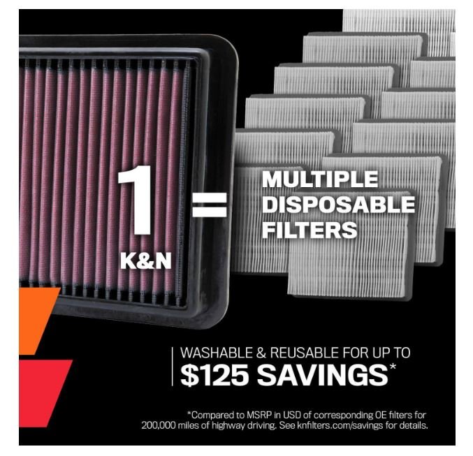 K&N High Performance Performance Air Filter 33-2023b