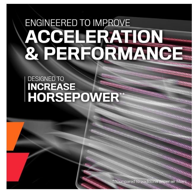 K&N High Performance Performance Air Filter E-1570a