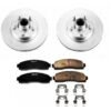 PowerStop Performance Brake Pads Rotors Kit CRK1857