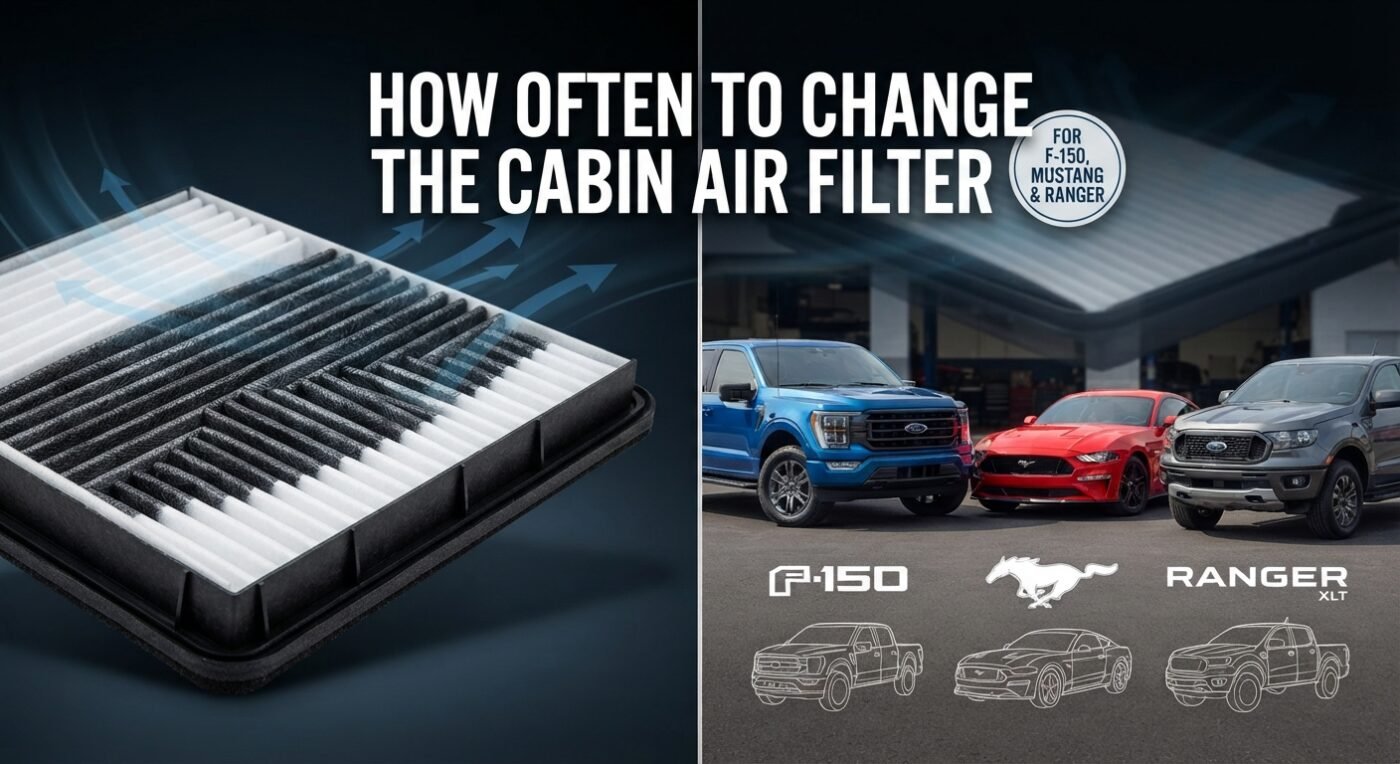 How Often to Change the Cabin Air Filter: Ford F-150, Mustang and Ranger