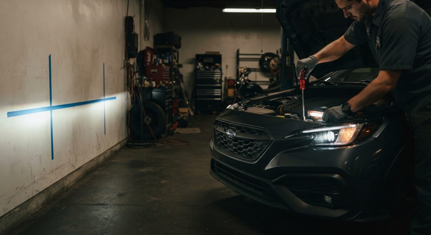headlight adjustment