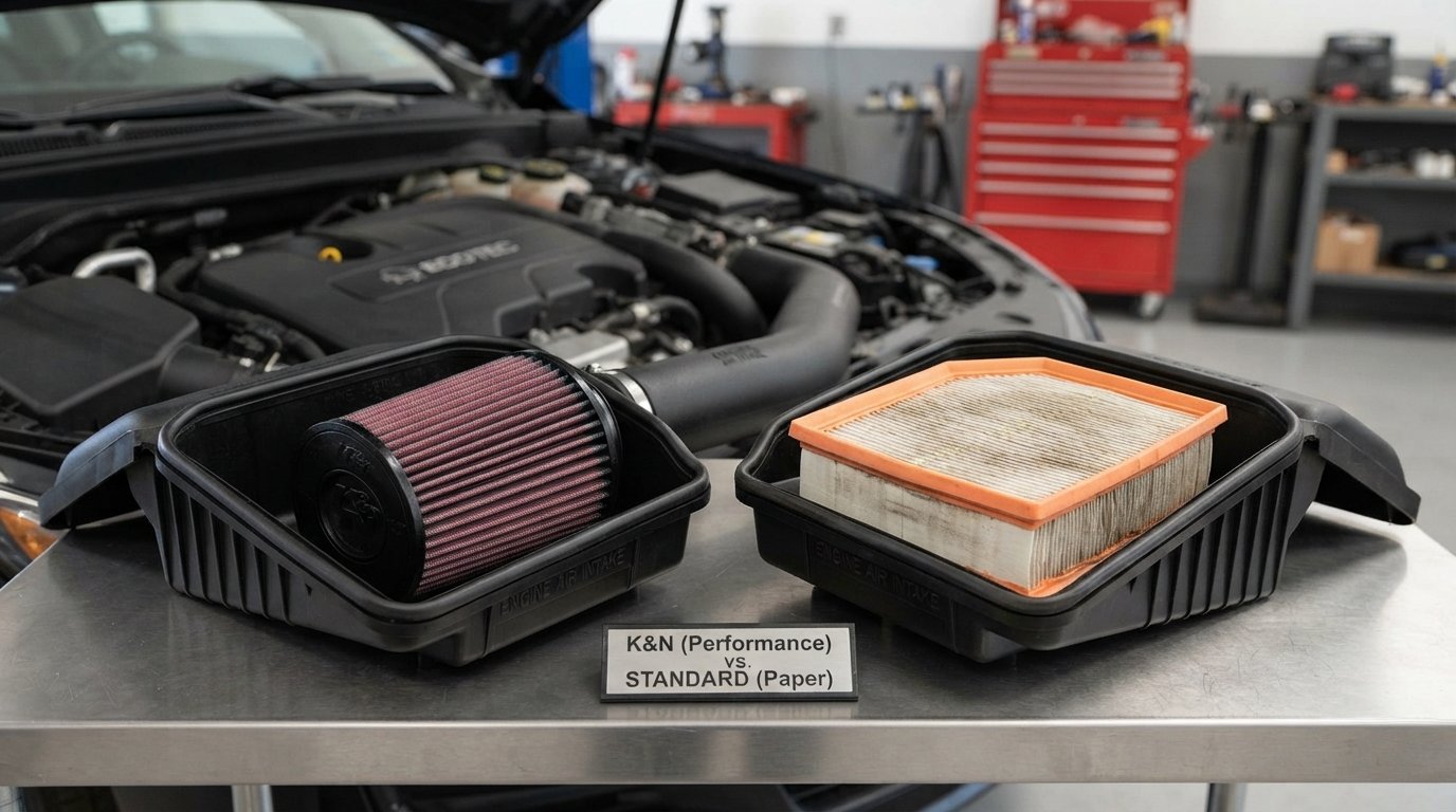 Do Performance Air Filters Actually Work? K&N vs. Standard Paper Filters
